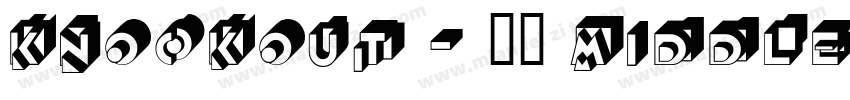 Knockout - 51 Middle字体转换